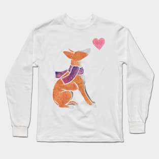 Watercolour Ibizan Hound Long Sleeve T-Shirt